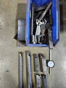 lot 35468 image: Machinist Lathe Tool Holder Set with Dial Indicator&nbsp