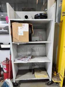 lot 35483 image: Industrial Mobile Storage Shelf Unit&nbsp