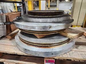 lot 43902 image: Large Industrial Metal Disc Assembly&nbsp