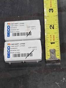 lot 34663 image: (2) SECO 11NR14NPT CP500 Threading Inserts - Sets of 2&nbsp