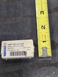lot 34665 image: SECO 16NR11.5NPT-A2 CP500 Threading Insert - Pack of 2&nbsp