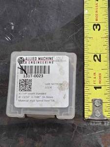 lot 34677 image: Allied Machine &amp Engineering 131T-0023 TiN Coated Insert Set&nbsp&nbsp
