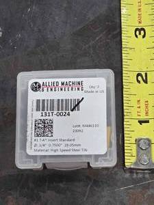 lot 34680 image: Allied Machine T-A Insert Standard 131T-0024&nbsp&nbsp