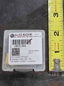 lot 34683 image: Allied Machine #1.5 Series T-A Insert 131T-921&nbsp&nbsp