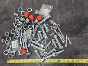 lot 34741 image: Assorted Industrial Hardware Lot - Bolts, Washers and Spacers&nbsp&nbsp