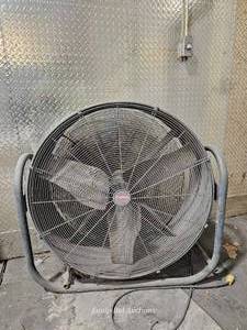 lot 20321 image: Dayton Industrial High-Velocity Floor Fan&nbsp