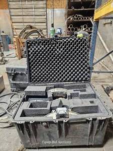 lot 20346 image: Industrial Hydraulic Rotary Actuator Set with Protective Case&nbsp&nbsp