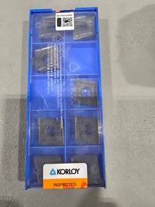 lot 34324 image: Korloy CNMG190612-GR NC3225 Carbide Inserts - 8 Pack
