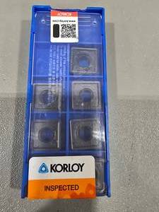 lot 34348 image: Korloy SPMT15M510-PD PC5300 Carbide Inserts - 7 pcs&nbsp