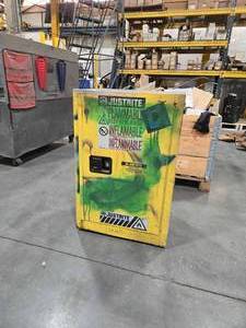 lot 34771 image: Used Justrite Flammable Storage Cabinet&nbsp&nbsp
