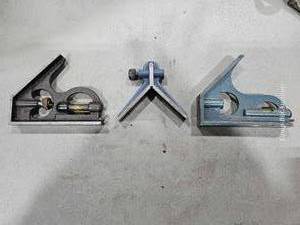 lot 34776 image: Vintage Machinist Combination Square Set&nbsp&nbsp