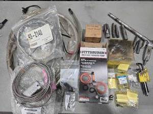 lot 36896 image: Industrial Tool and Parts Lot with Transfer Pump