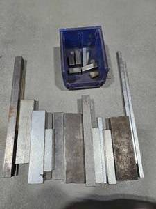 lot 36897 image: Professional Machinist Steel Block Set with Storage Bin