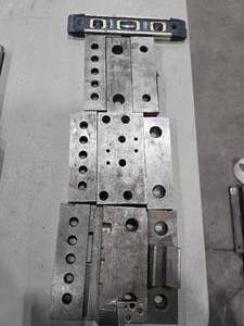 lot 36907 image: Industrial Metal Machining Fixture with Level