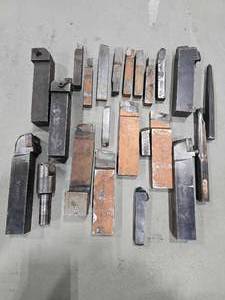 lot 36914 image: Assorted Industrial Lathe Tool Holders Collection -