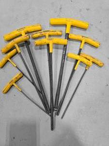 lot 36915 image: Bondhus T-Handle Hex Key Set