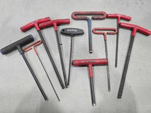 lot 36917 image: Assorted Hex Key and Allen Wrench Set