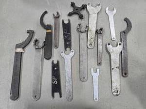 lot 36918 image: Machine Shop Spanner Wrench Collection