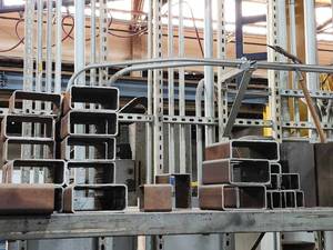 lot 36967 image: Industrial Steel Rectangular Tubing Lot&nbsp