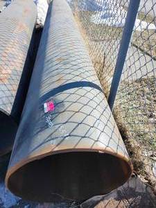 lot 50003 image: (1) Industrial Steel Pipe - 15.5 x 25in&nbsp
