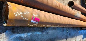 lot 50008 image: (1) 22ft Industrial Steel Pipes&nbsp