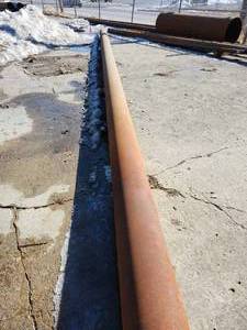 lot 50012 image: (1) Industrial Steel Pipe - 35ft Length&nbsp