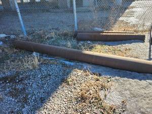 lot 50026 image: (3) Industrial Steel Pipes - Used Condition