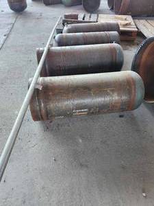 lot 50041 image: (7)  Industrial Steel Pipe Sections&nbsp