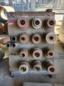 lot 50090 image: Industrial Pipe Roller Assembly Stand