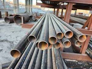 lot 50099 image: (12) Industrial Steel Pipes - 300 PSI Rated