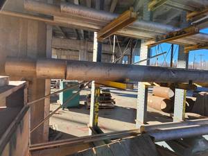 lot 50110 image: (3) Large Industrial Steel Pipes - Various Diameters&nbsp