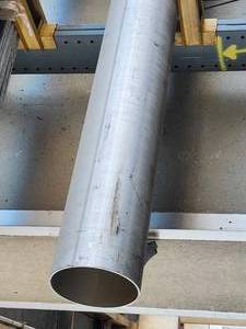 lot 50120 image: 20ft Industrial Aluminum Pipe Section