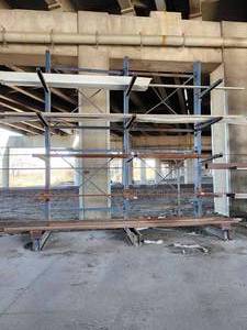 lot 50145 image: Industrial Cantilever Storage Rack System