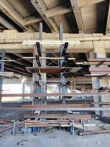 lot 50146 image: Industrial Cantilever Storage Rack System