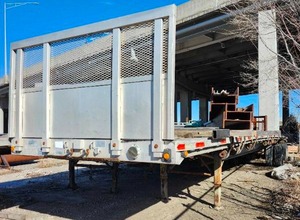 lot 61 image: Ravens Metal Flatbed Semi Trailer