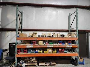 lot 10533 image: 1 Section of Industrial Warehouse Pallet Racking System