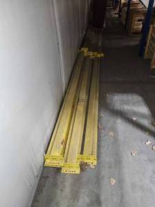 lot 10549 image: (12) Warehouse Pallet Rack Beams - Yellow&nbsp&nbsp