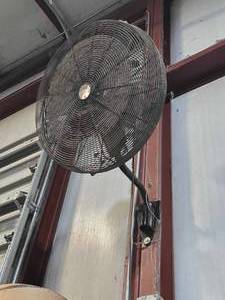 lot 50270 image: Large Industrial Wall-Mount Oscillating Fan&nbsp
