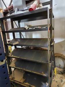 lot 50306 image: Industrial Metal Storage Rack