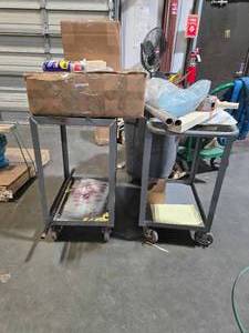 lot 50276 image: Industrial Rolling Utility Cart&nbsp