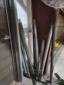 lot 50280 image: Aluminum Door Frame Components Lot&nbsp