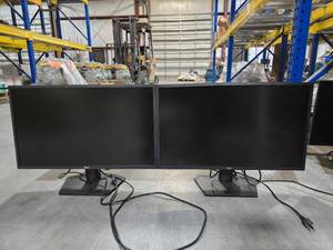 lot 50284 image: Dell SE2722H 27-inch LCD Monitor Set&nbsp