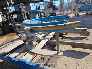 lot 50197 image: Industrial Ring Gear Assembly with Stand