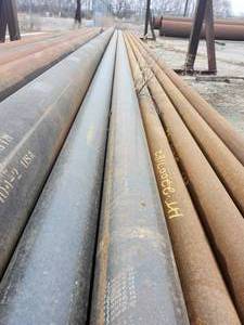 lot 50329 image: (1) 40ft Industrial Steel Pipe- 6in Diameter&nbsp