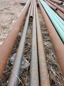 lot 50337 image: (4) 2-inch Industrial Steel Pipe Lot&nbsp