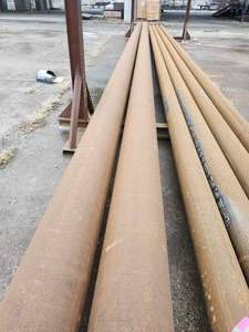 lot 50363 image: (1) 40ft Industrial Steel Pipe- 10 inch Diameter&nbsp