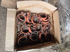 lot 50393 image: Victaulic Style 77 Flexible Pipe Couplings - Lot of 20&nbsp