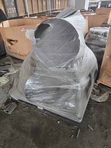 lot 50409 image: Large Industrial Steel Y-Pipe Fitting