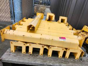 lot 43968 image: Industrial Brackets with Yellow Finish.