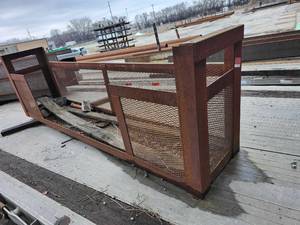 lot 43977 image: Industrial Steel Mesh Storage Container